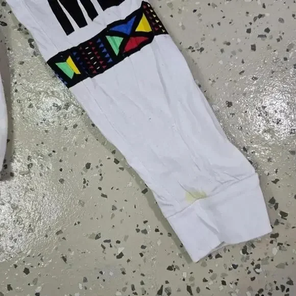 Melanin Graphic Pullover Top XL Afro Art Drawstring Hem - Picture 5 of 6